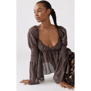 Kimchi Blue URBAN OUTFITTERS  Crop Top FEMININE COQUETTE FAIRY BABYDOLL  SM